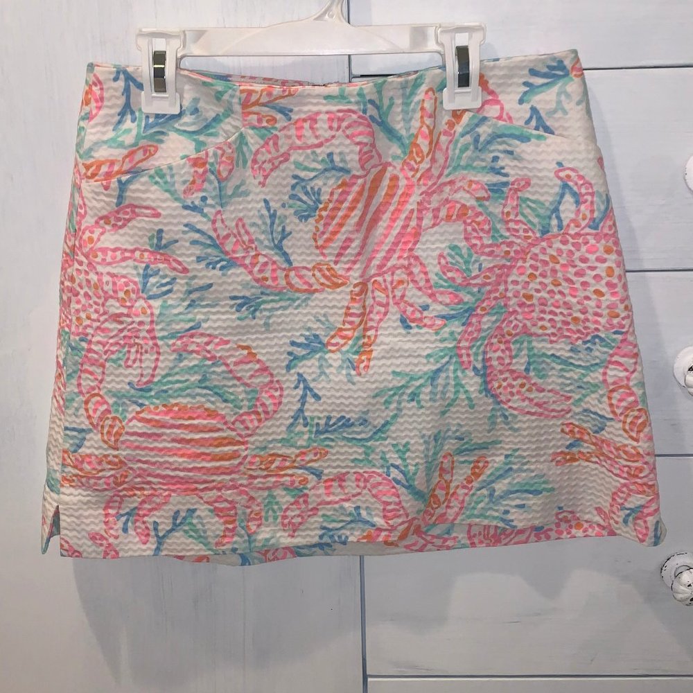 Lily Pulitzer Pink and Blue Skirt